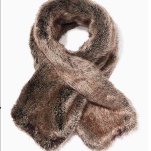 Stella & Dot Faux Fur Shawl wrap- New